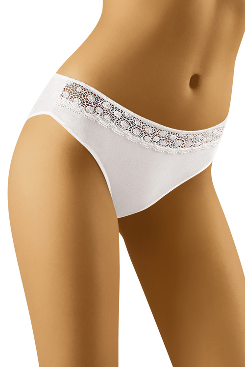 Wol-Bar Soft Tender Majtki figi, biały