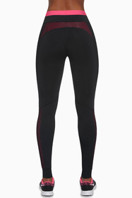 Bas Bleu Inspire Legginsy fitness, black-pink