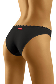 Wol-Bar Soft Cute Majtki figi, czarny