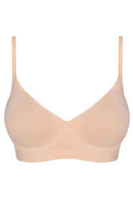 Julimex Simple T-shirt bra Biustonosz braletka, beżowy