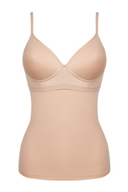 Julimex Simple Cami top bra Koszulka na ramiączkach, beżowy