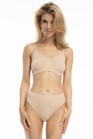 Julimex Bamboo Bikini Majtki figi, beżowy