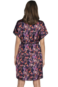 Italian Fashion Tibesti kr.r. Nocna szlafrok, druk/czarny