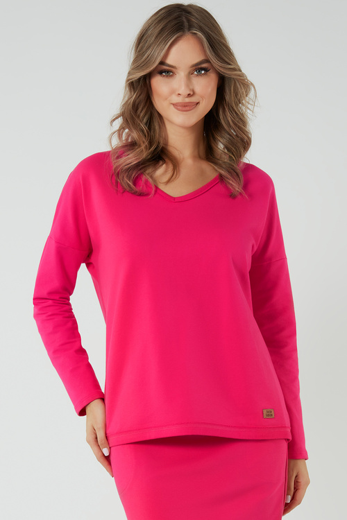 Italian Fashion Madri dł.r. Bluza nierozpinana, fuksja