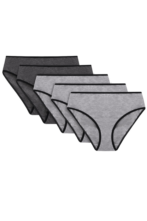 Vivisence 4016 5-pack Трусики трусики, сірий