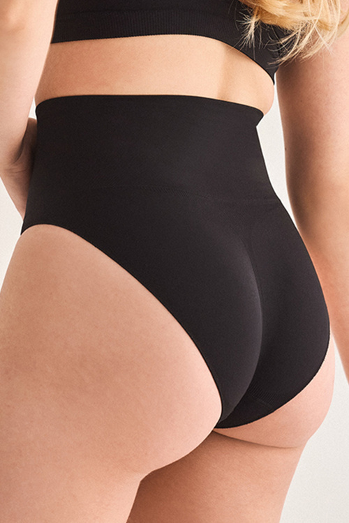 Gabriella Hi-Leg Shapewear Code S122 Majtki wysokie figi, black