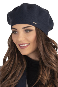 Vivisence 7005Kmpl Komplet beret+szalik, granatowy