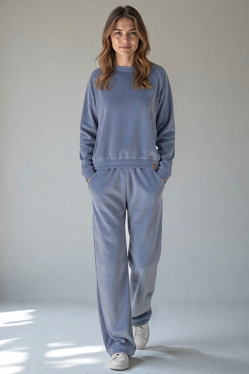 Vivisence 9206kmpl Komplet bluza+spodnie, błękitny