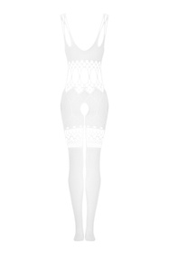 Obsessive G330 bodystocking Body bodystocking, biały