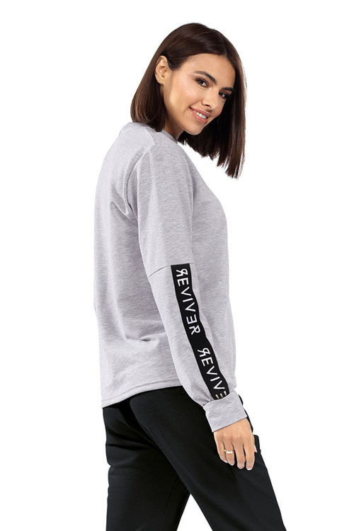 Reviver F5510 Bluza nierozpinana, szary