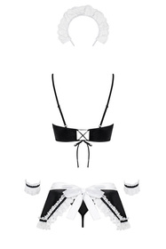 Obsessive Maid Nocna sexy kostium, czarny