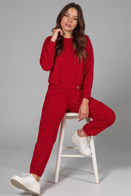 Vivisence 9104 Spodnie dres, czerwony