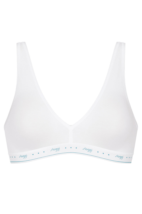 Sloggi 10198126 24/7 100 H Top Biustonosz braletka, 0003-white
