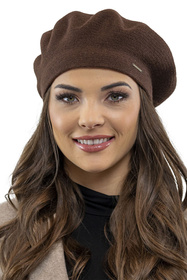 Vivisence 7005 Nakrycie głowy beret, brązowy