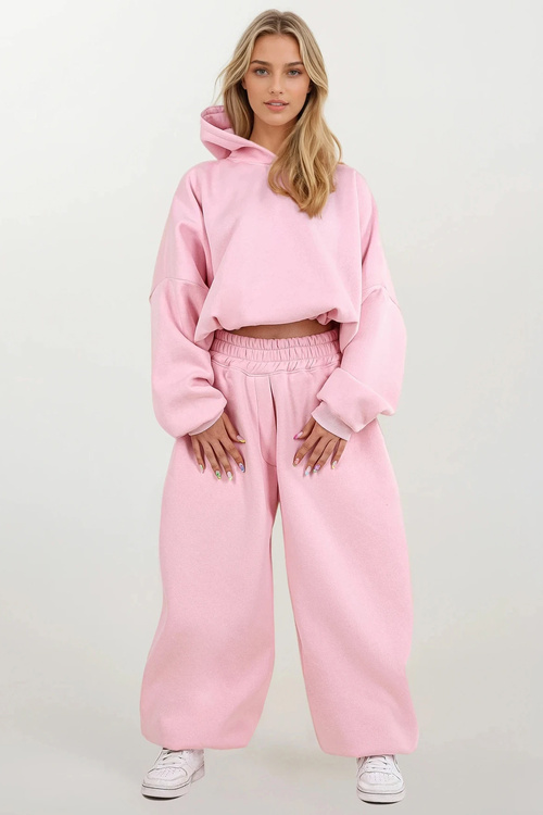 Dkaren DK-K-B27 Komplet bluza+spodnie, jasny róż