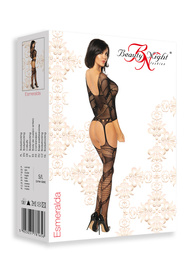 Beauty Night Esmeralda BN6590 Боді боді-стокінг, чорний