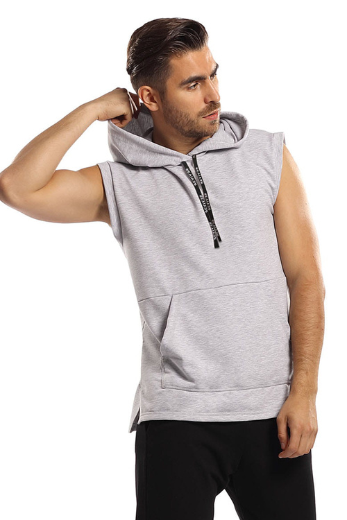 Reviver F5551 Bluza nierozpinana, szary
