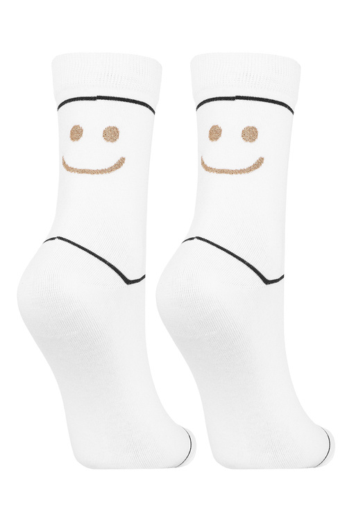 Moraj CSL250-914 Skarpety za kostkę, patt 2-white