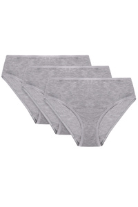 Vivisence 4016 3-pack Трусики трусики, сірий