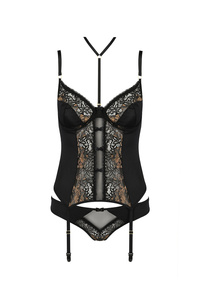 Casmir Divine corset Gorset sexy, black