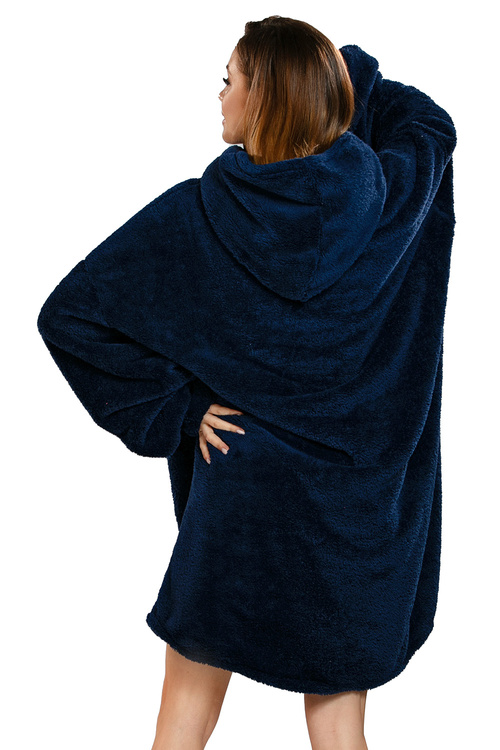 Vivisence 5028Kmpl Nocna szlafrok, granatowy
