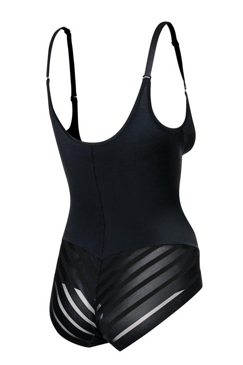 Julimex 119 Mesh Body pod biust Body wyszczuplające, czarny