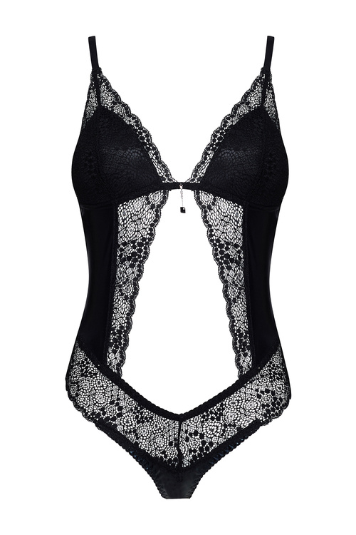 Beauty Night Lauren teddy BN6631 Боді сексуальні, чорний