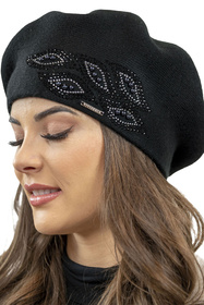 Vivisence 7051 Nakrycie głowy beret, czarny
