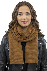 Vivisence 7041Kmpl Komplet czapka+szalik, brąz
