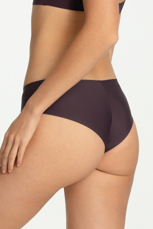 Julimex Simple Brasil Majtki brazyliany, dark plum