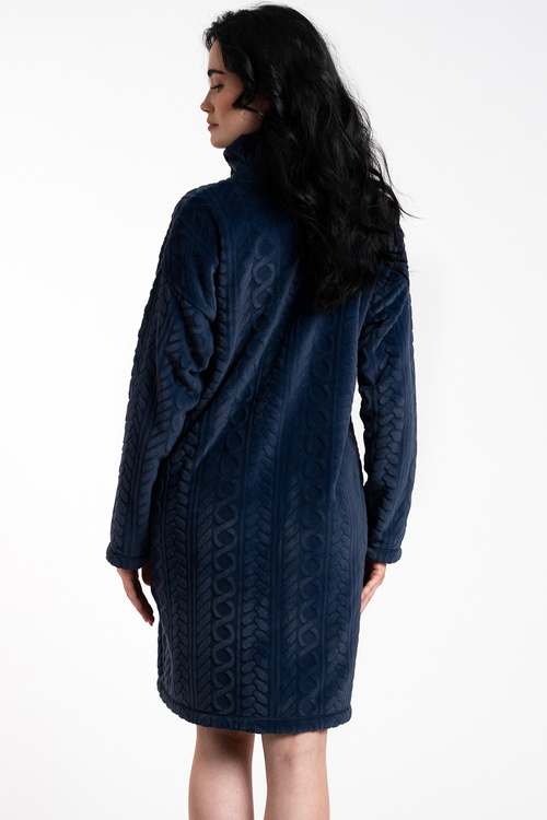 Italian Fashion Rena dł.r. Nocna szlafrok, granat