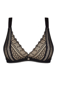 Obsessive Estiqua bra Biustonosz braletka, czarny