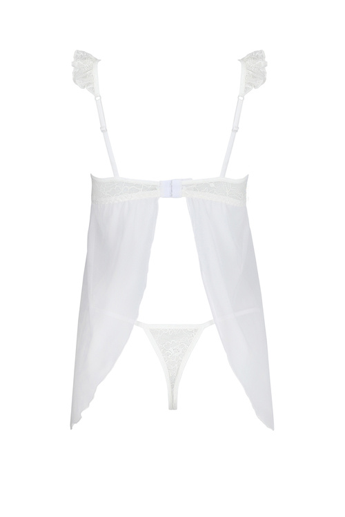 Avanua Milagros chemise Nocna komplet koszulka + stringi, white