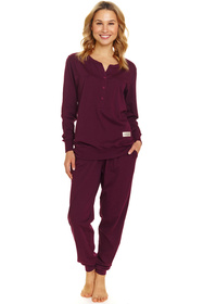 Doctor Nap PM.4349 Nocna piżama, burgundy