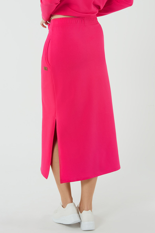 Italian Fashion Stella maxi Spódnica dresowa, fuksja