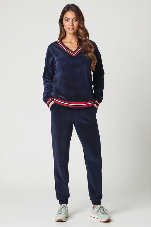 Vivisence 9001 Bluza nierozpinana, granatowy