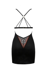 Casmir Mirella chemise Nocna komplet koszulka + stringi, black