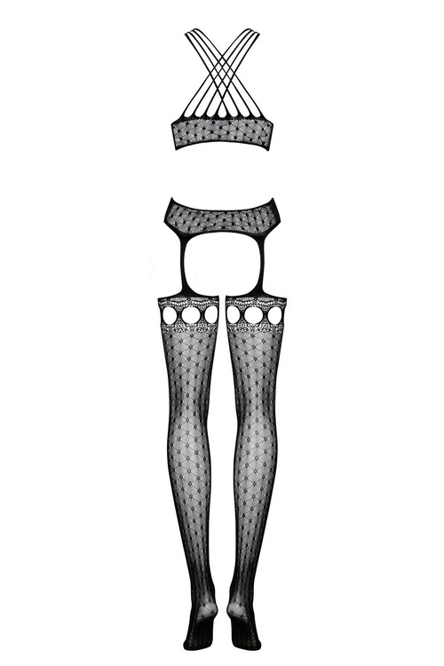 Obsessive Bodystocking G313 Body bodystocking, czarny