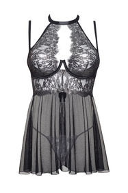 Beauty Night Mariana chemise BN6640 Нічна комплект майка + стрінги, сірий