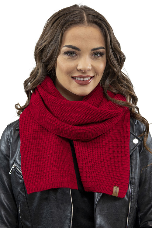 Vivisence 7041Kmpl Komplet czapka+szalik, czerwony