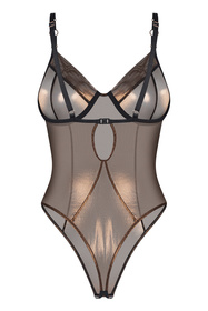 Obsessive Soranna crotchless teddy Body sexy, black