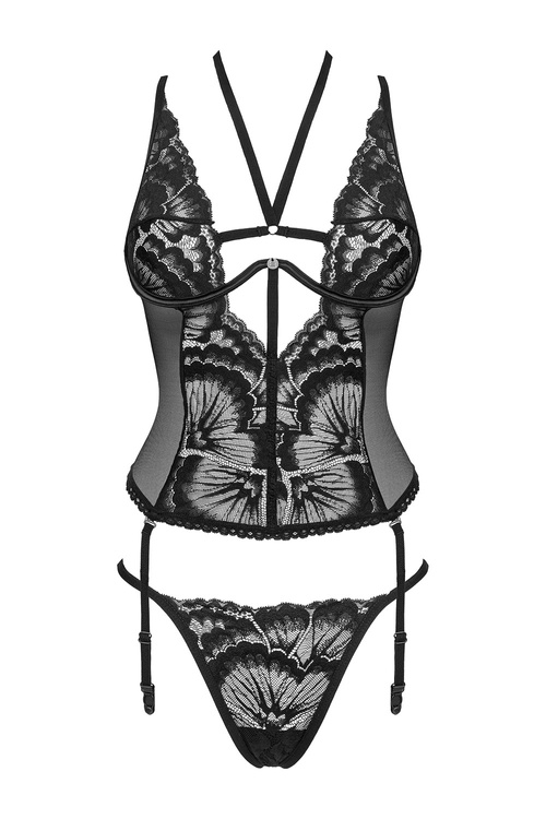 Obsessive Alessya corset Gorset sexy, czarny