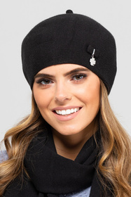 Kamea Murcja Nakrycie głowy beret, czarny