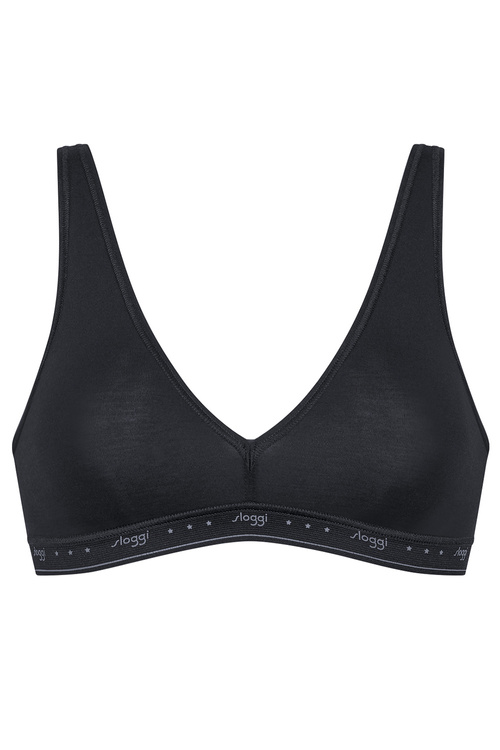 Sloggi 10198126 24/7 100 H Top Biustonosz braletka, 0004-black