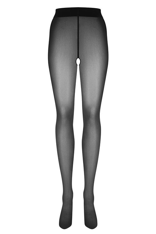 Obsessive Norless Sexy crotchless tights Wyrób pończoszniczy rajstopy, black