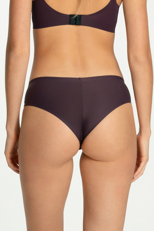 Julimex Simple Brasil Majtki brazyliany, dark plum