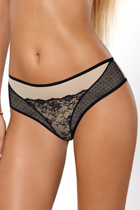 PariPari Imi Majtki stringi, black-beige
