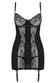 Avanua Aya chemise Nocna komplet koszulka + stringi, black