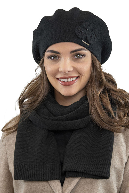 Vivisence 7006 Nakrycie głowy beret, czarny