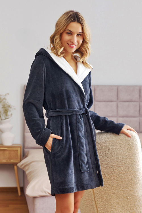 Doctor Nap SWW.7181 Nocna szlafrok, grey
